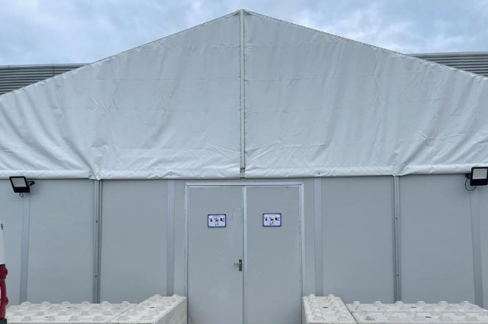 Transforming Industrial Spaces with the 15x15m UK Workshop Tent