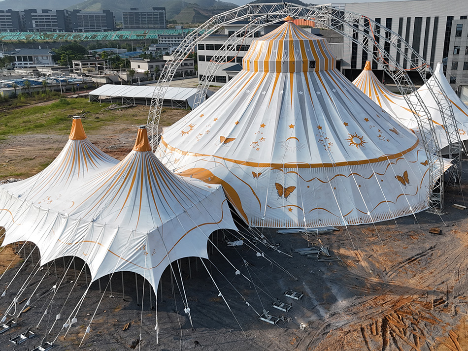 Custom Circus Tent Benchmark Case: Holaj Metal Structure Redefines Large-Scale Event Space Solutions