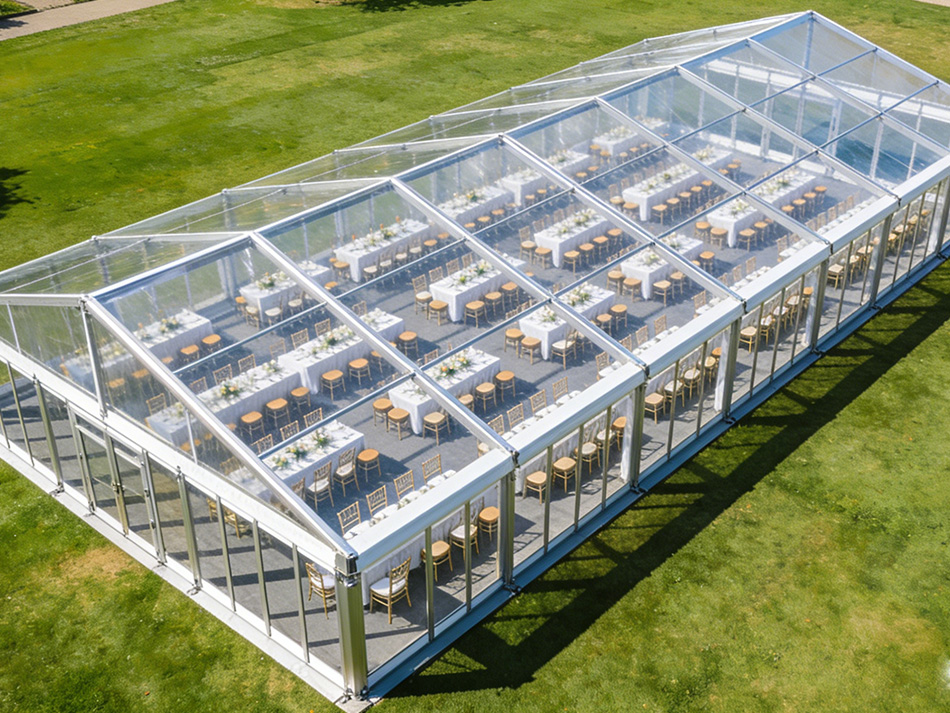 Holaj Metal Structure: Transparent Event Tents for Unforgettable B2B Experiences