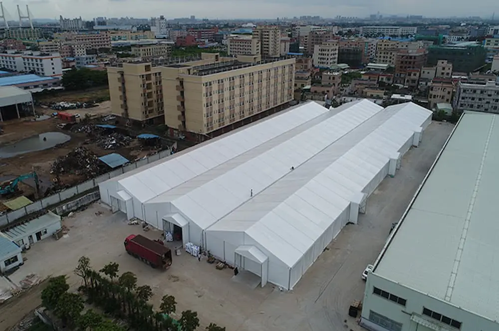20x115m USA Large Storage Tent Project